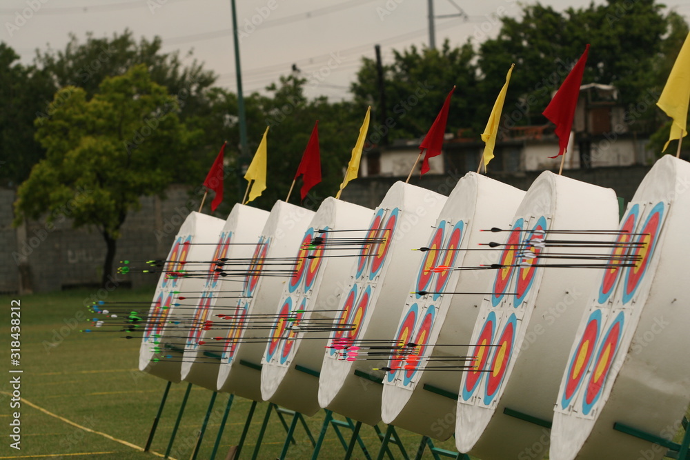 set dianas archery competition arrow sports outdoor