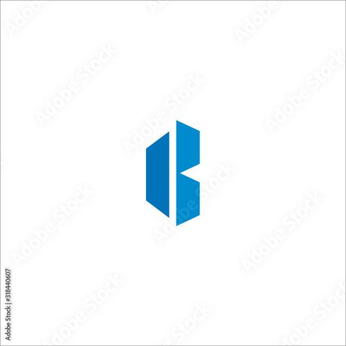  ib or bi modern logo design