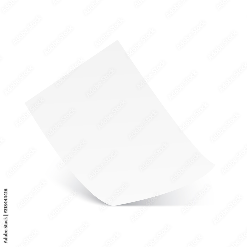 3D Flyer mock up for your design. Vector 3D Flyer mock up for your design. Vector