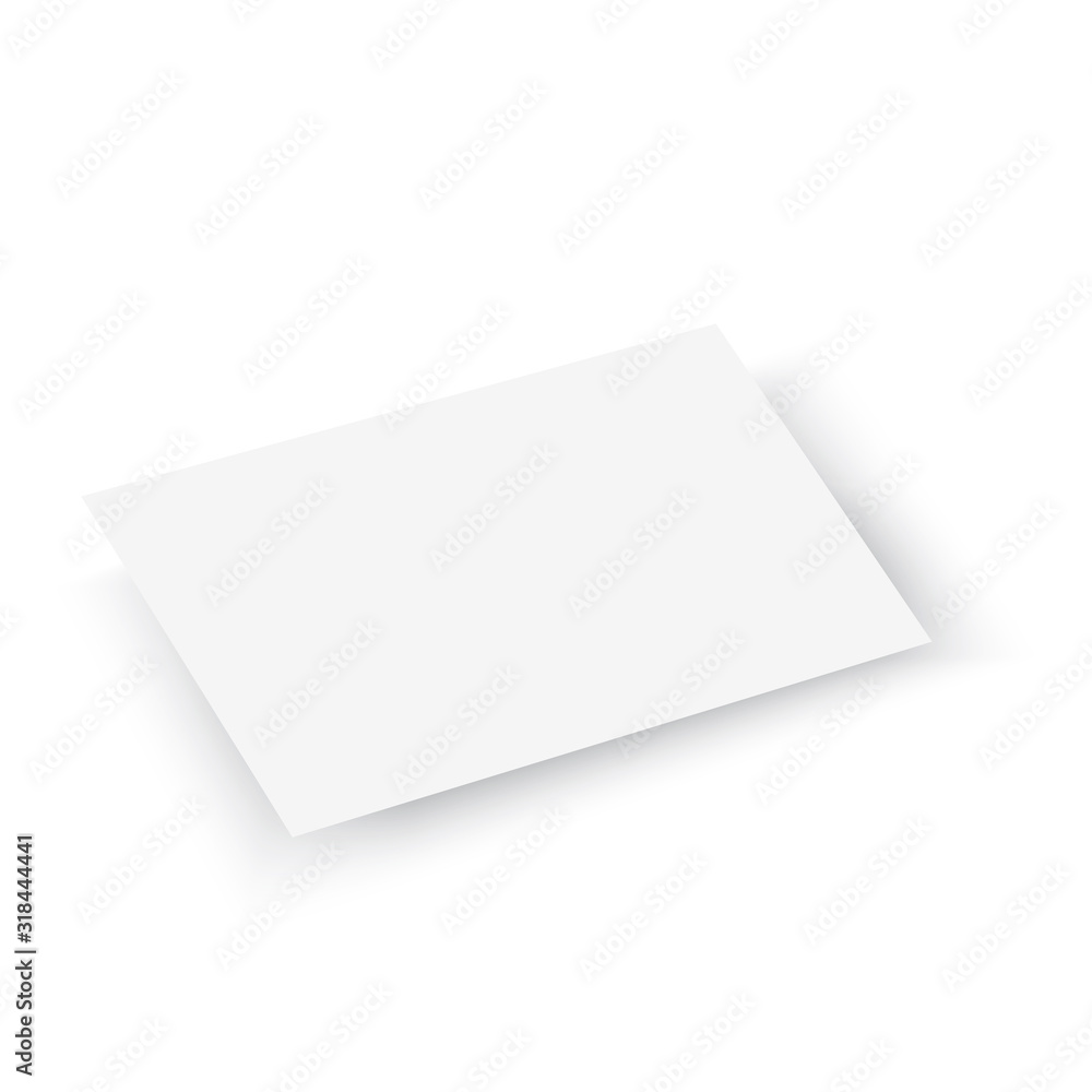 3D Flyer mock up for your design. Vector 3D Flyer mock up for your design. Vector