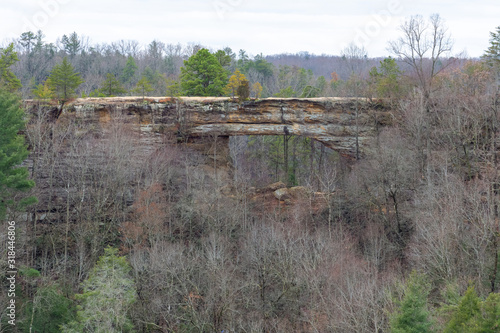 Natural Bridge from Lookout Point in Natural Bridge State Resort Park - Kentucky