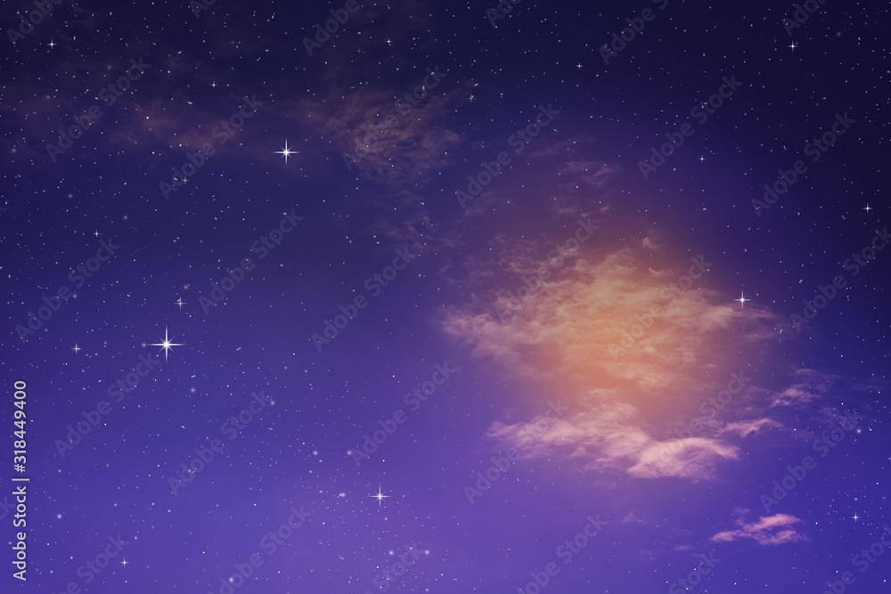 Obraz premium colorful night sky