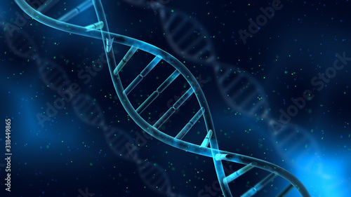 DNA Strand Helix Genome Medical Science image background photo