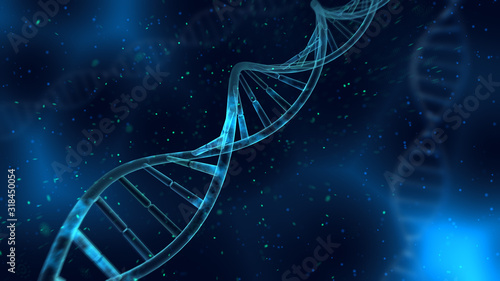 DNA Strand Helix Genome Medical Science image background photo