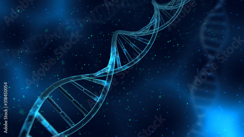 DNA Strand Helix Genome Medical Science image background