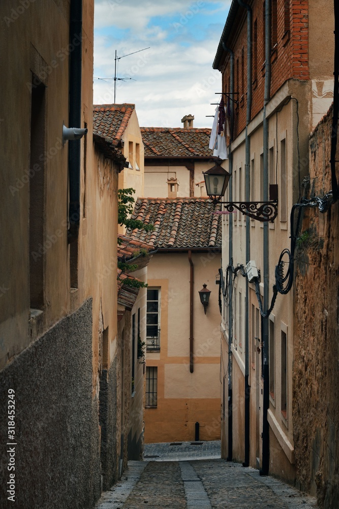 Fototapeta premium Segovia alley