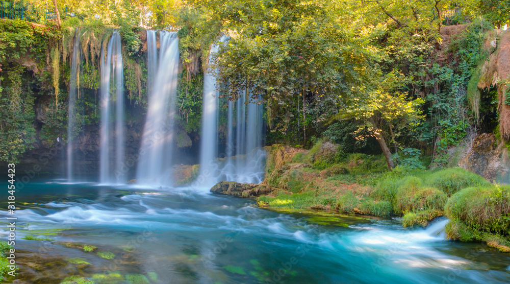 Duden (upper) waterfall and nature park in Antalya city, Turkey Duden (upper) waterfall and nature park in Antalya city, Turkey