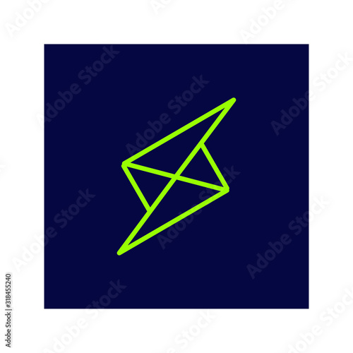  mail logo flash design envelope