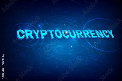 CRYPTOCURRENCY Abstract background 002