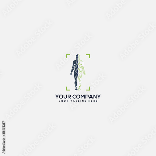 scan your body logo, scan medical check up logo