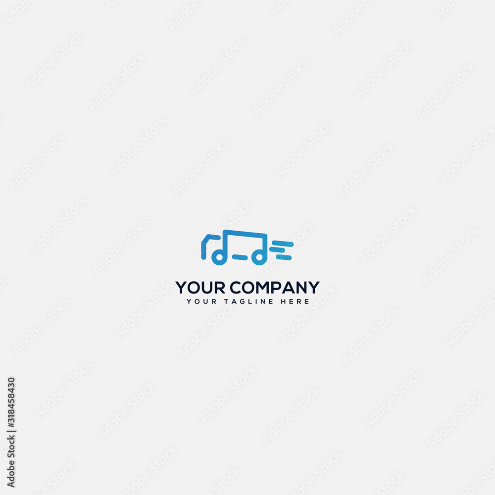 fast truck logo, line art truck speed logo fast truck logo, line art truck speed logo