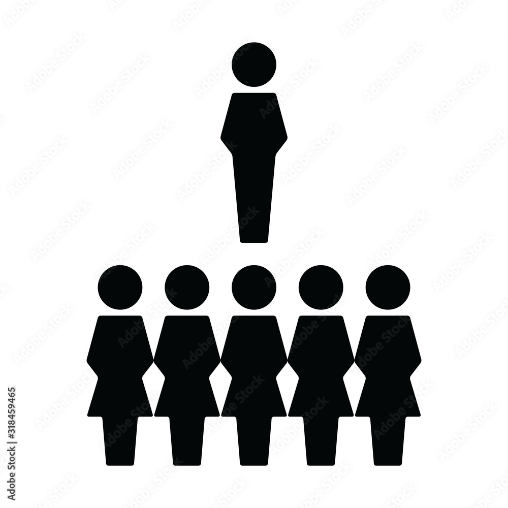 Social network icon vector male and female group of people symbol avatar for business management persons in flat color glyph pictogram illustration Social network icon vector male and female group of people symbol avatar for business management persons in flat color glyph pictogram illustration