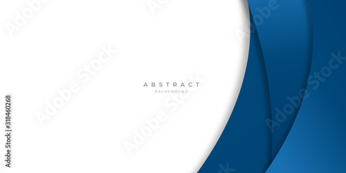 Modern futuristic blue white abstract backgound for presentation design, banner, and business card