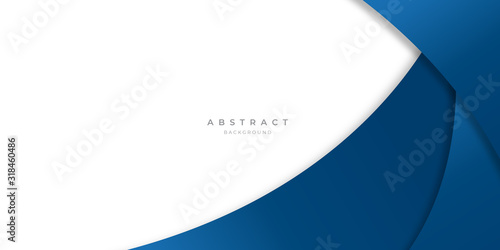 Modern futuristic blue white abstract backgound for presentation design, banner, and business card photo