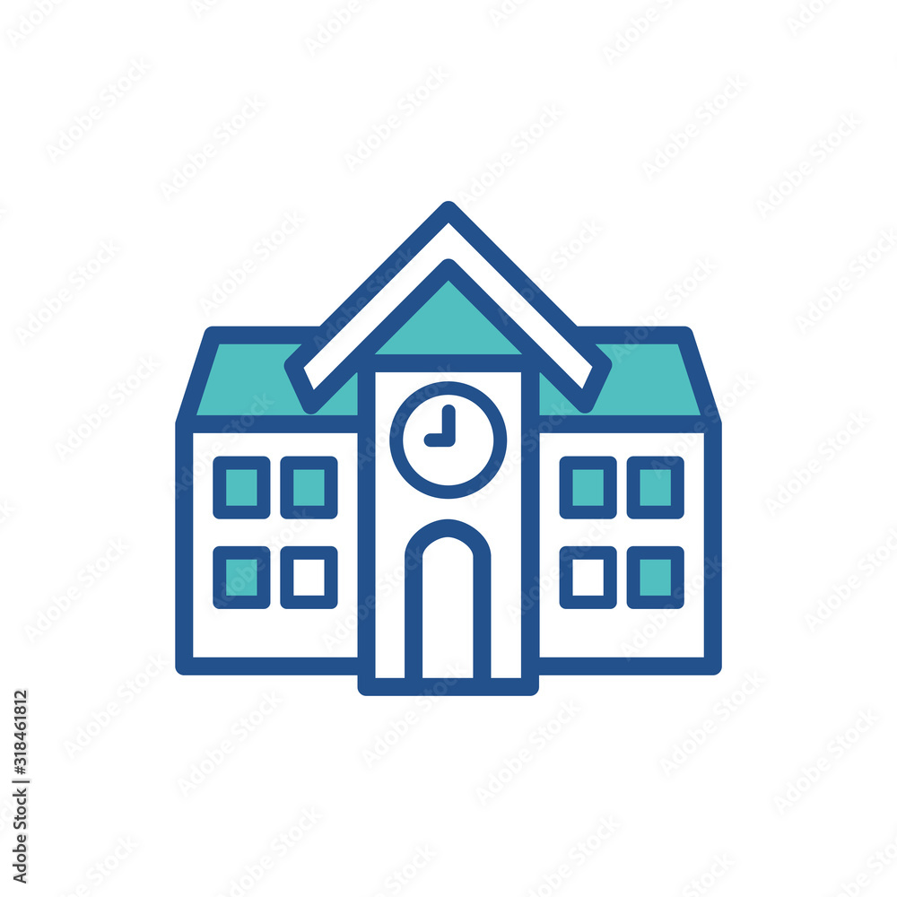 school icon collection, trendy style school icon collection, trendy style
