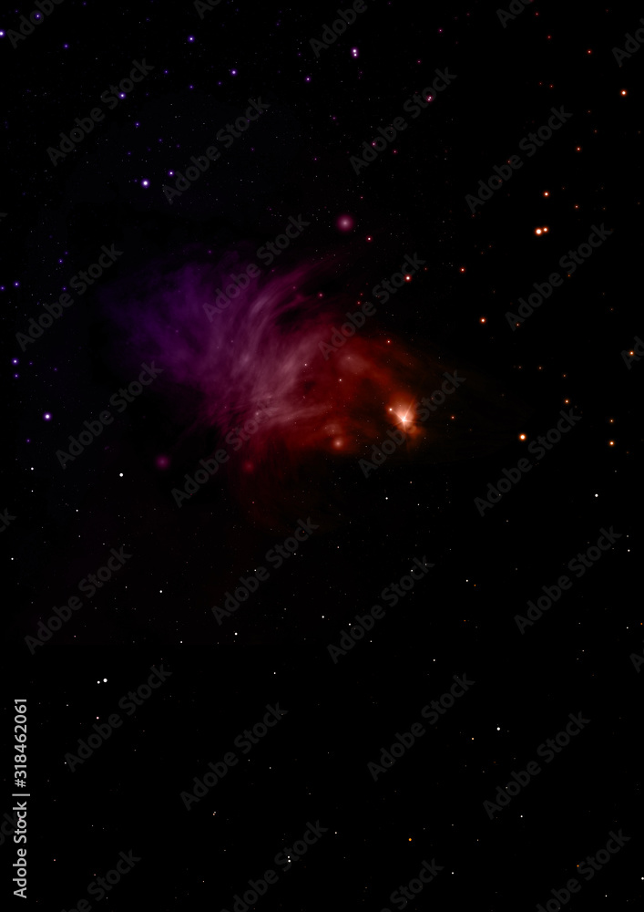 Small part of an infinite star field. Small part of an infinite star field.