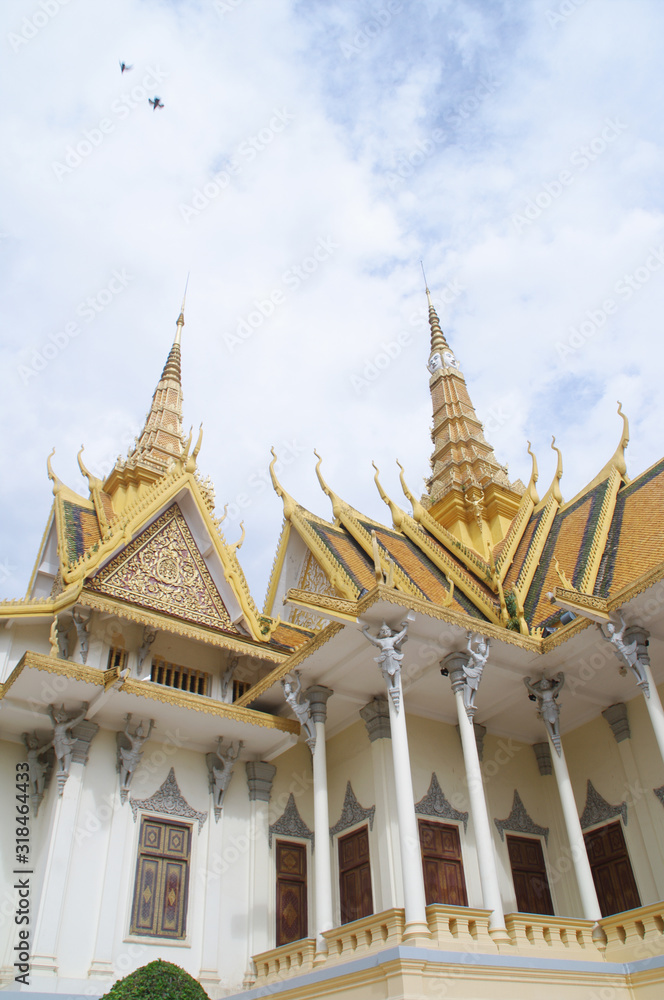 Fototapeta premium 2 towering stupas