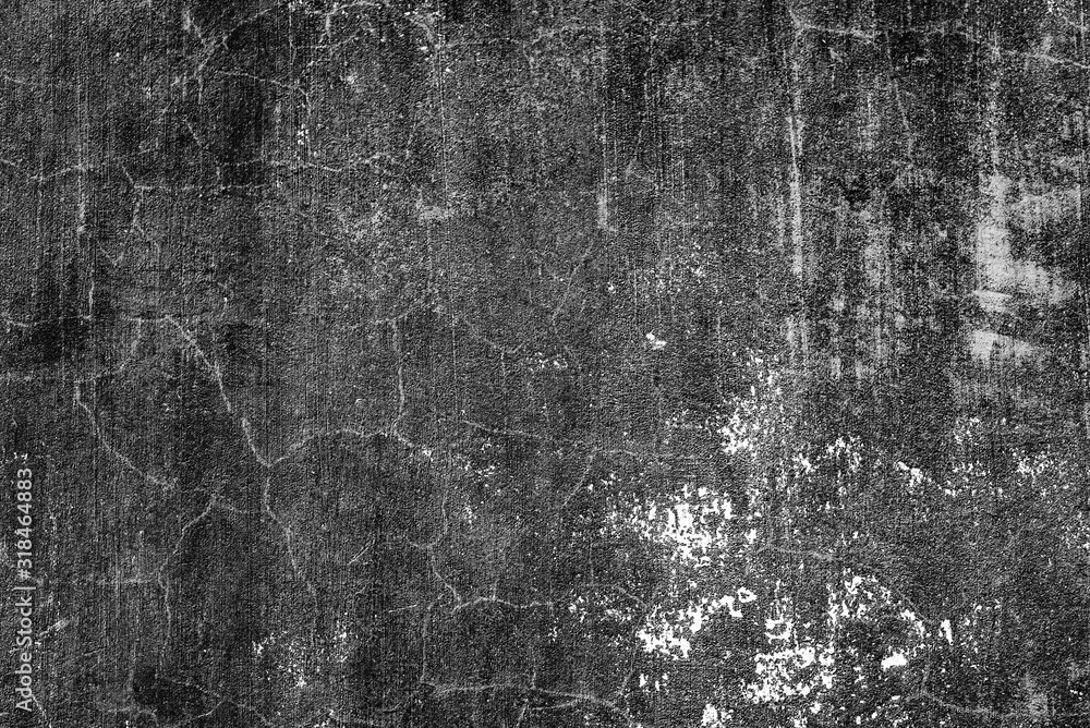 Obraz premium Texture of a concrete wall with cracks and scratches which can be used as a background