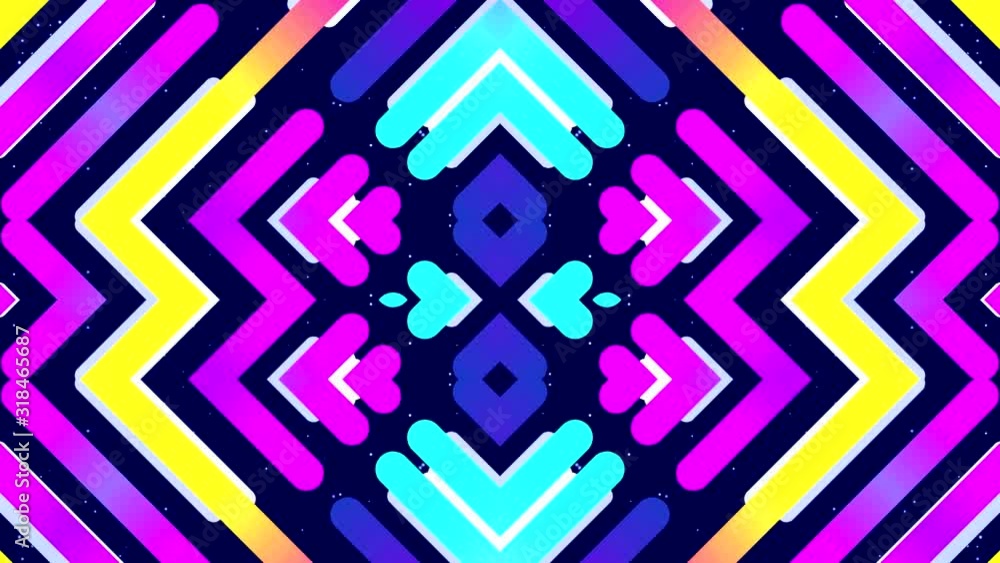 VJ Loop Colors Kaleidoscope Motion Background VJ Loop Colors Kaleidoscope Motion Background