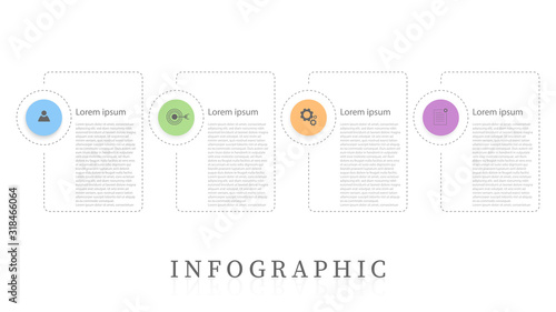 Business infographic presentation and chart Business and finance growth transformation to Successful.