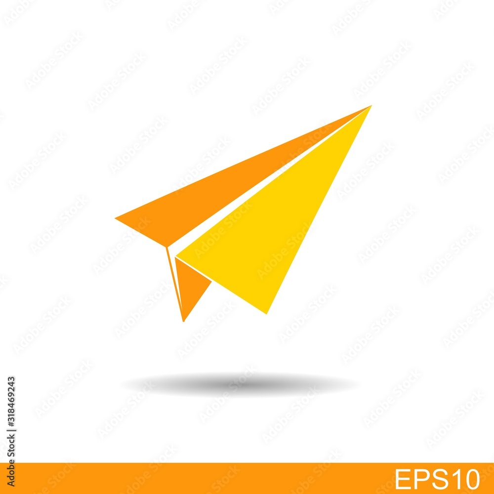 paper ship icon.Message icon sent On White Background.vector illustration paper ship icon.Message icon sent On White Background.vector illustration