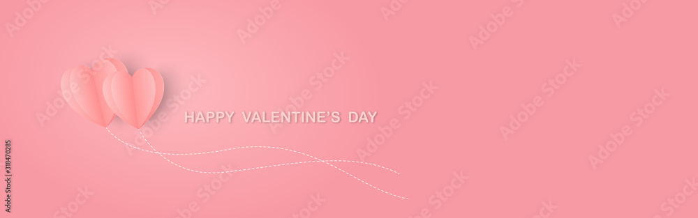 banner of valentine's day
