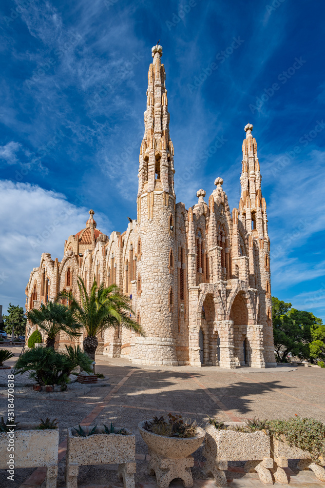 Sanctuary of Santa Maria Magdalena, Novelda, Alicante, Spain. Sanctuary of Santa Maria Magdalena, Novelda, Alicante, Spain.