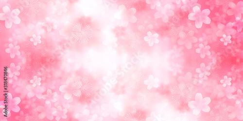 桜　春　花　背景