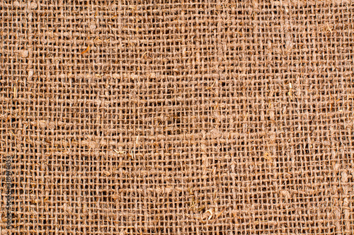 The texture of the burlap