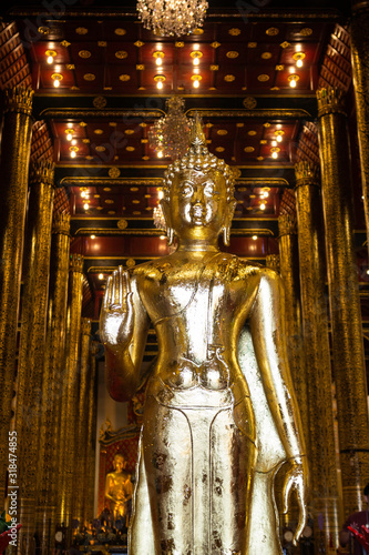 Thai Buddhist public temple in Chiang Mai