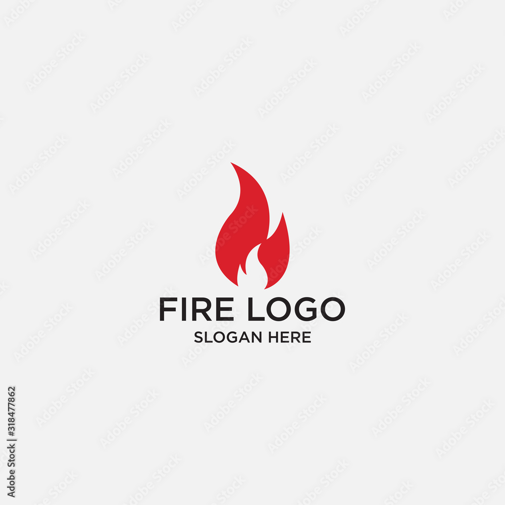 Fire Flame Logo design vector template droplet shape. Red drop Logotype concept icon. Fire Flame Logo design vector template droplet shape. Red drop Logotype concept icon.