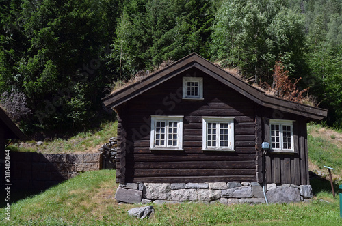 Norwegian Folk Architecture. Telemark Region, Norway