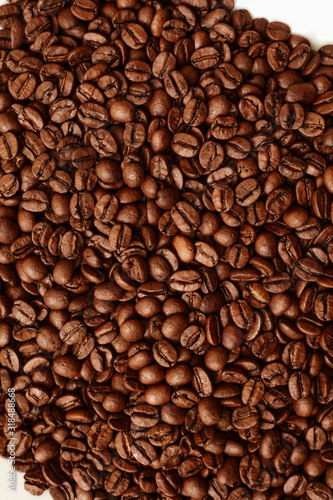 Background from coffee beans. © aporubaymykh
