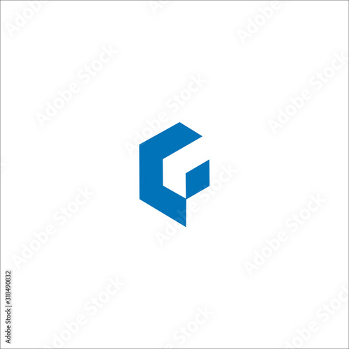 GF Logo Modern Minimal and Clean