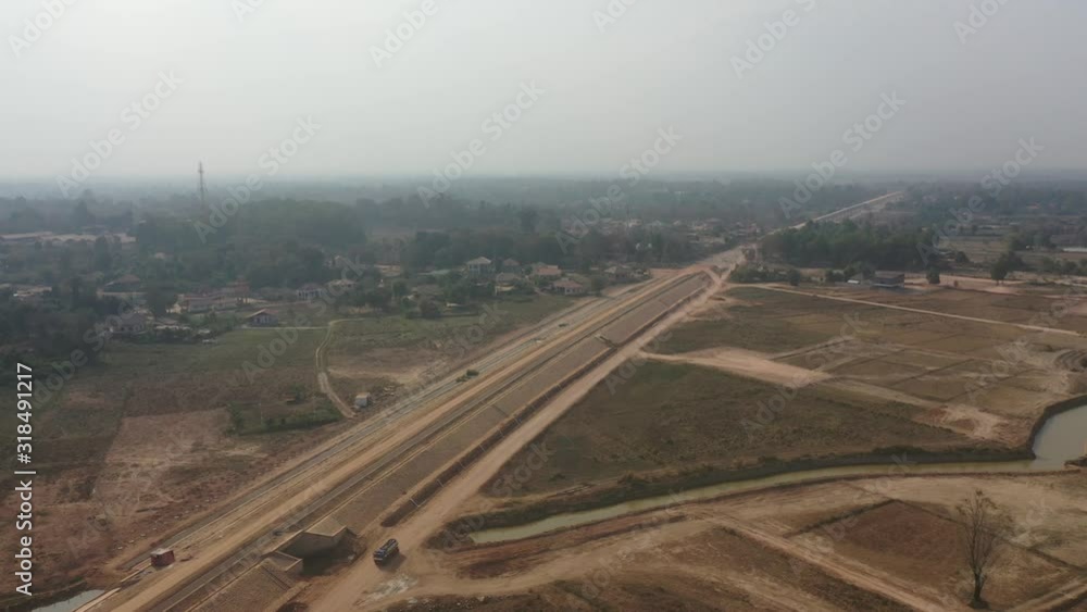 The Vientiane–Boten Railway is a 1,435 mm standard gauge railway that runs for 414 kilometres in northern Laos, between the capital Vientiane and Boten on the border with China. The Vientiane–Boten Railway is a 1,435 mm standard gauge railway that runs for 414 kilometres in northern Laos, between the capital Vientiane and Boten on the border with China.