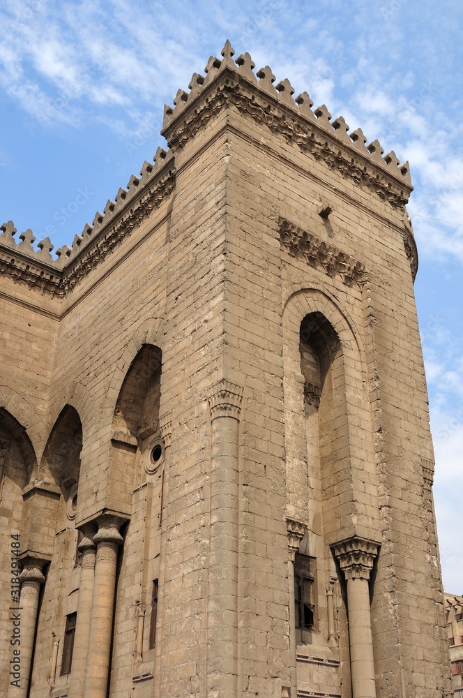 A view from the al-Rifai Mosque in Cairo.