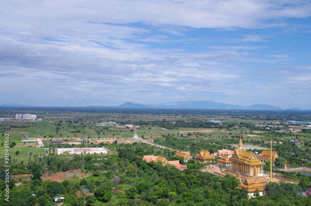 Panoramic view in Cambodia