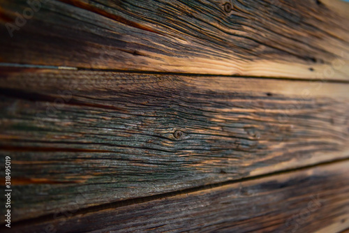 Wooden surface. Beautiful natural wood background. Selective focus