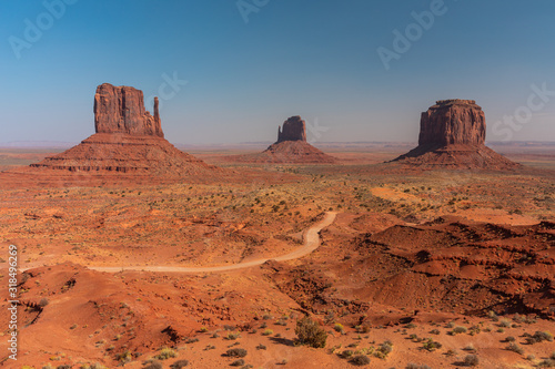 Iconic View at Monument Valley Utah