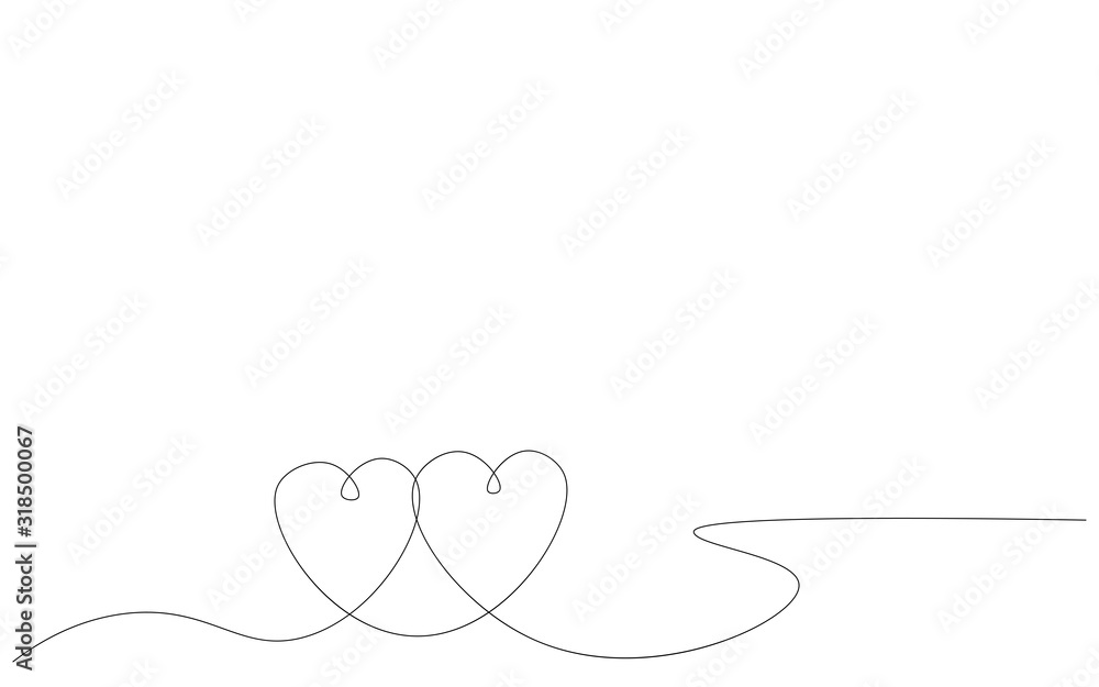 Valentines day background with hearts vector illustration Valentines day background with hearts vector illustration