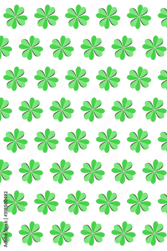 Vertical creative St.Patrick 's Day holiday background . Vertical creative St.Patrick 's Day holiday background .