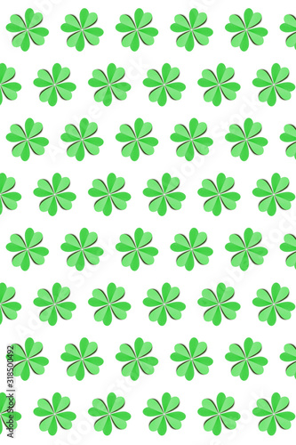 Vertical creative St.Patrick  s Day holiday background .
