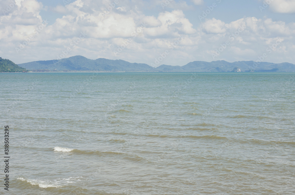 Scenery of Sea and Mountain.