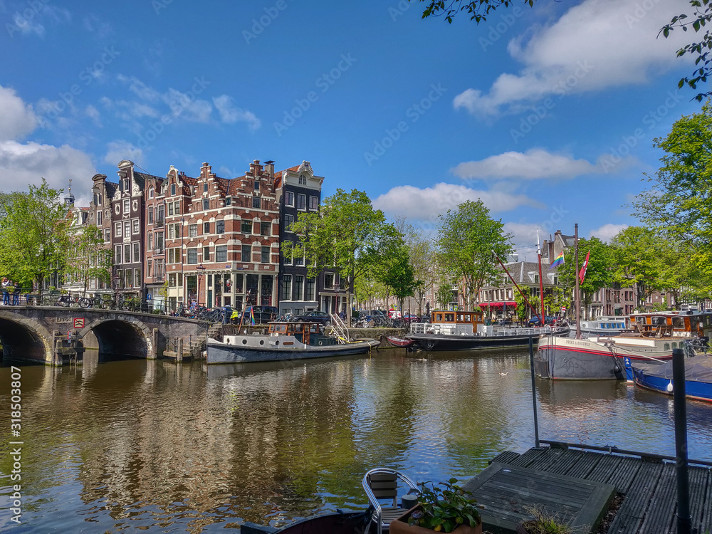 Obraz premium Amsterdam Canals Netherlands