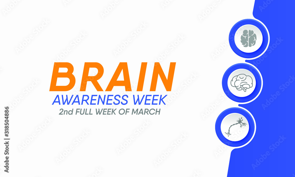 Vector illustration on the theme of Brain awareness week, observed in second week of March every year. Vector illustration on the theme of Brain awareness week, observed in second week of March every year.
