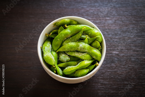 green peas in a bowl