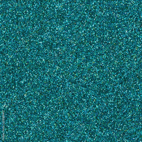 Elegant green, turquoise holographic glitter, sparkle confetti texture. Christmas abstract background, seamless pattern.