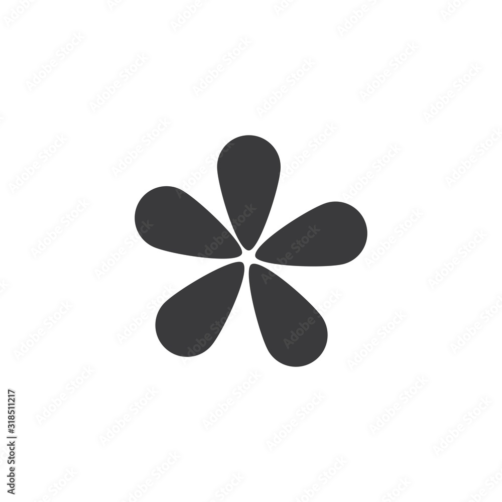 Beauty icon flowers design illustration Beauty icon flowers design illustration