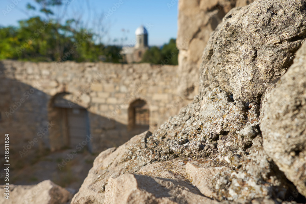 Genoese fortress - medieval fortifications in the city of Feodosia Genoese fortress - medieval fortifications in the city of Feodosia