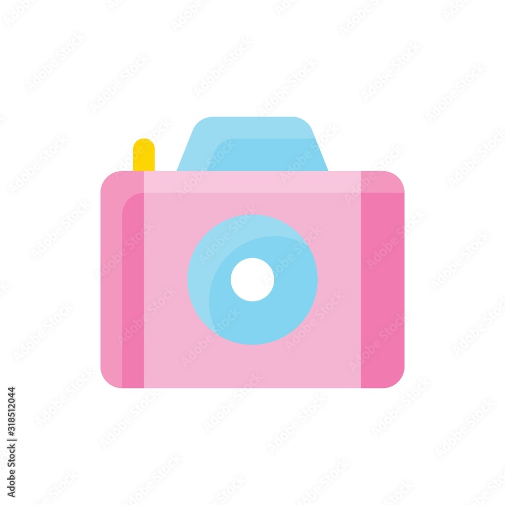 valentine day related love photos camera vector in flat design valentine day related love photos camera vector in flat design